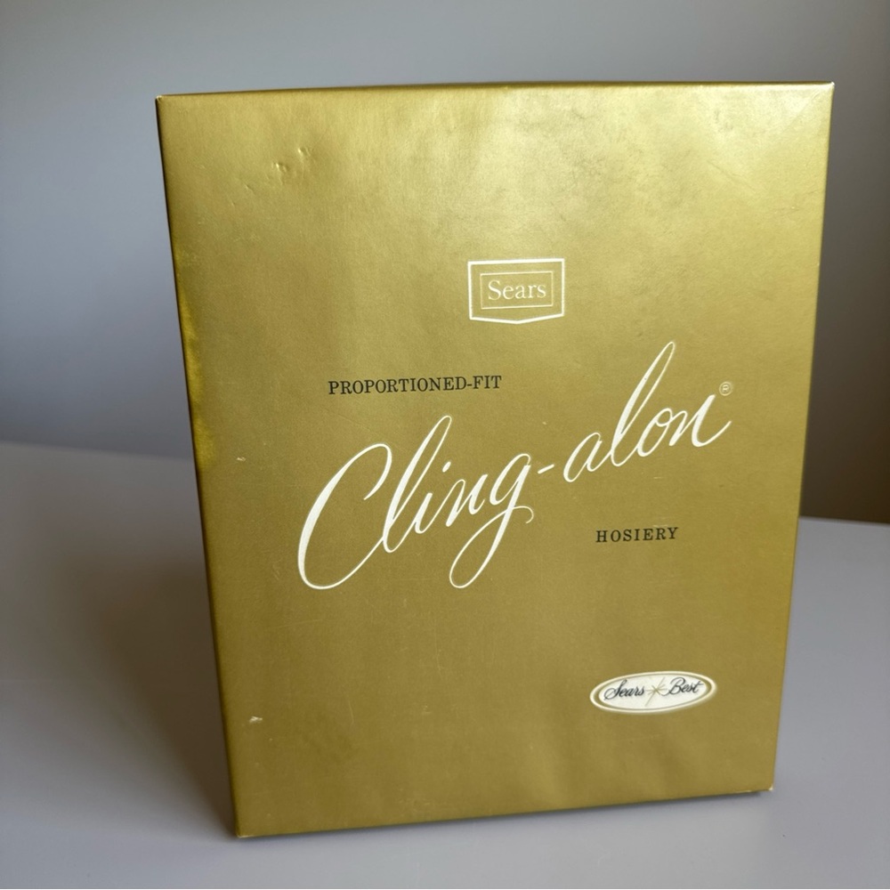 Vtg Sears Cling Alon Hosiery 3 Pair 7471 001 Tahiti Bronze Shapely A 8 1/2-9 1/2